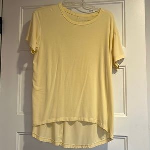 American Eagle Soft and Sexy Oversized Yellow T Shirt